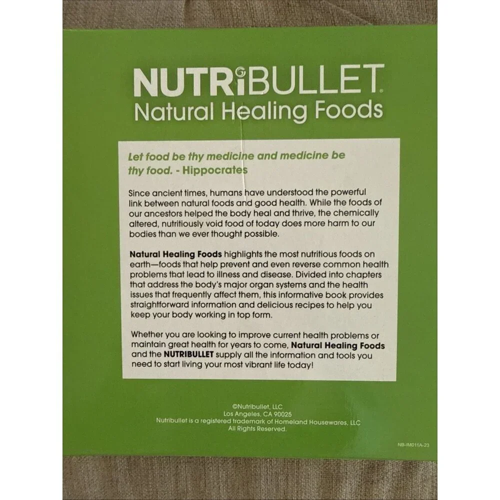 Nutribullet - Natural Healing Foods - Supercharge Your Health LIKE NEW